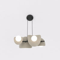 Emibig ELEMENTS 4-lichts hanglamp – beige/mokka - Mooier Thuis