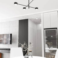 Emibig NATSU 4-lichts plafondlamp - Zwart