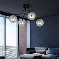 Emibig BOSTON 4-lichts plafondlamp - Smoked glas - Mooier Thuis