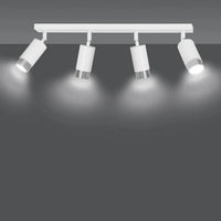 Emibig HIRO 4-lichts plafondlamp - Wit chroom - Mooier Thuis