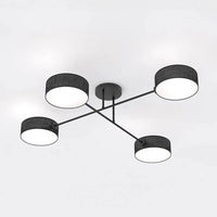 Emibig MAGA 4-lichts plafondlamp - Zwart textiel - Mooier Thuis