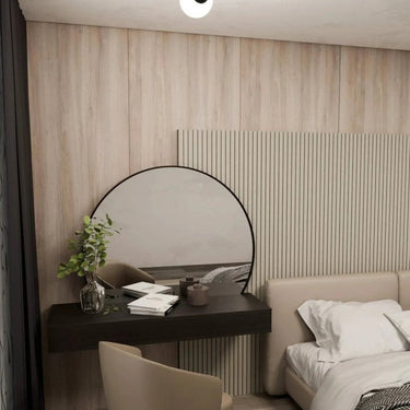 ROMA 4-lichts plafondlamp - Wit glas - Zwart frame