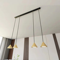 Emibig ELIT 4-lichts hanglamp - Zwart goud - Mooier Thuis