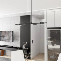 Emibig SORA 4-lichts hanglamp - Zwart frame - Mooier Thuis
