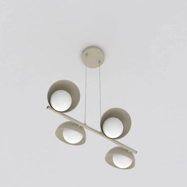 BOOM 4-lichts hanglamp – Beige