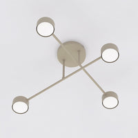 Halo plafondlamp 4-lichts mokka