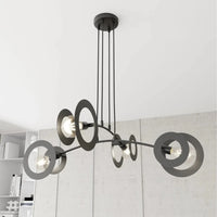 Emibig EUPHORIA 4-lichts hanglamp - Zwart frame
