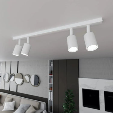 FLASH 4-lichts plafondlamp - Wit frame