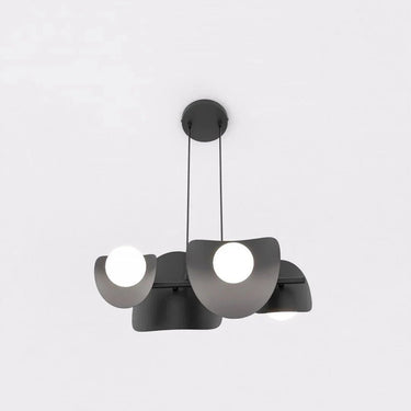 ELEMENTS 4-lichts hanglamp - Zwart frame