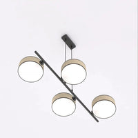 Emibig DRUMZ 4-lichts hanglamp - Rotan kappen - Mooier Thuis