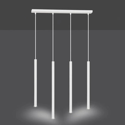 SELTER 4-lichts hanglamp - Wit frame