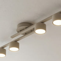 Fragment plafondlamp 4-lichts mokka