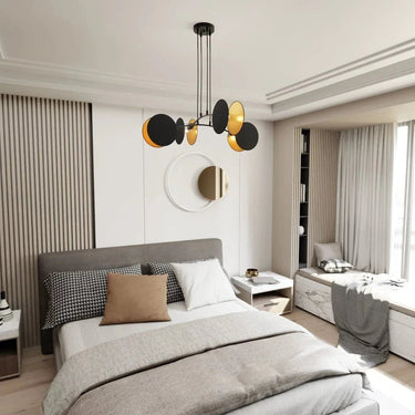 MOTIF 4-lichts hanglamp - Zwart goud