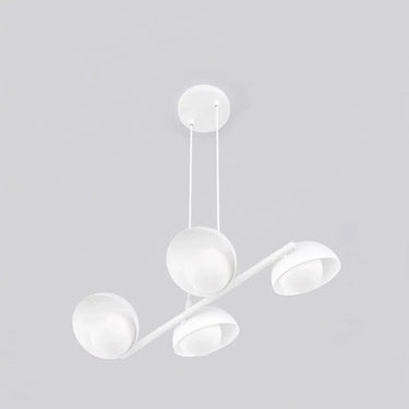 BOOM 4-lichts hanglamp - Wit frame