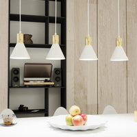 Emibig ROSA 4-lichts balkhanglamp - Wit frame - Mooier Thuis