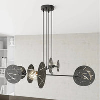 XOTIC 4-lichts hanglamp - Zwart frame - afbeelding 2