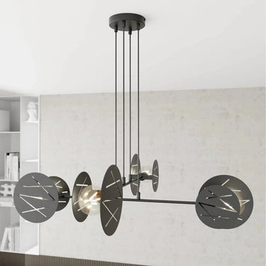 XOTIC 4-lichts hanglamp - Zwart frame