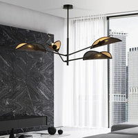 VENE 4-lichts hanglamp - Zwart goud - afbeelding 2
