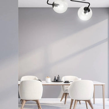 BRENDI 4-lichts plafondlamp - Helder glas