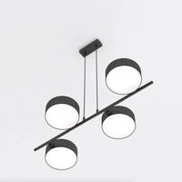 DRUMZ 4-lichts hanglamp - Zwart textiel - afbeelding 2