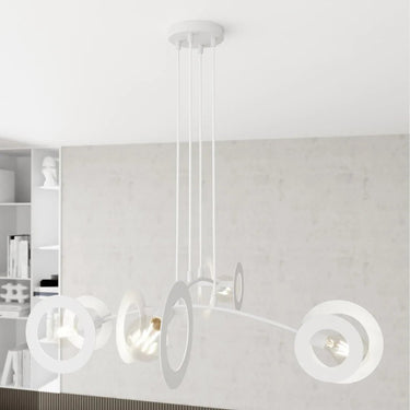 EUPHORIA 4-lichts hanglamp - Wit frame