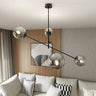 LINEAR 4-lichts hanglamp - Smoked glas hanglamp met ronde bol - bestellen bij Mooier Thuis