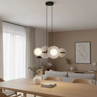 MODEL 4-lichts hanglamp – Grijs/zwart - afbeelding 2