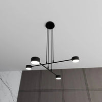 Emibig MODUS 4-lichts hanglamp - Zwart frame