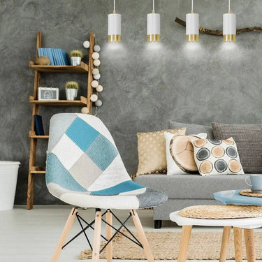 FUMIKO 4-lichts hanglamp - Wit Goud