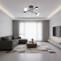 HOLON 4-lichts plafondlamp - Zwart frame - afbeelding 2
