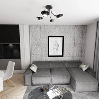 ENSO 4-lichts plafondlamp - Zwart - afbeelding 2