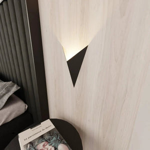 FORM 4 1-lichts wandlamp - Zwart metaal