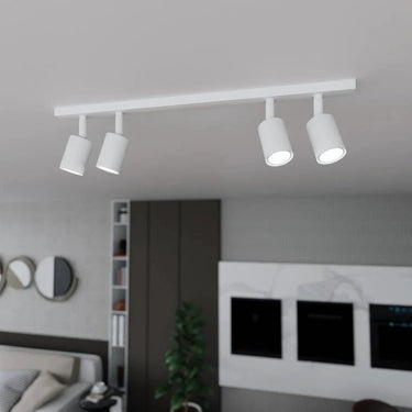FLASH 4-lichts plafondlamp - Wit frame