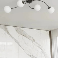 Emibig VIBRA 4-lichts plafondlamp - Wit glas