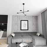 NATSU 4-lichts plafondlamp - Zwart plafondlamp met kap - bestellen bij Mooier Thuis