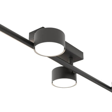 BET 4-lichts plafondlamp - Zwart