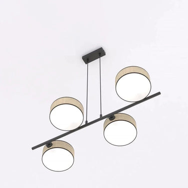 DRUMZ 4-lichts hanglamp - Rotan kappen