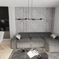 SORA 4-lichts hanglamp - Zwart frame - afbeelding 2