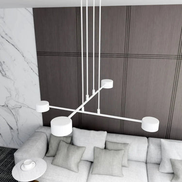 MODUS 4-lichts hanglamp - Wit