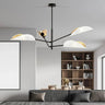 VENE 4-lichts hanglamp - Wit met goud accent hanglamp met lampenkap - afbeelding 5