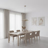 Babel hanglamp 4-lichts mokka hanglamp met lampenkap - afbeelding 5