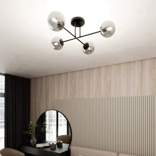 Emibig ROMA 4-lichts plafondlamp - Smoked glas