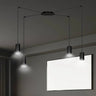 TRAKER 4-lichts hanglamp - Zwart frame hanglamp met lampenkap - afbeelding 6