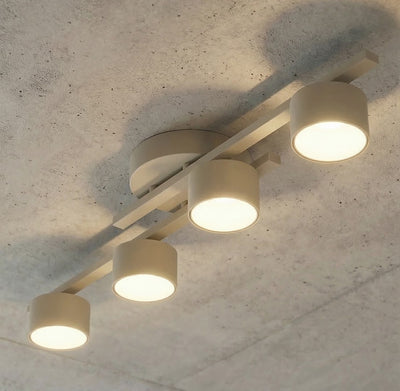 Fragment plafondlamp 4-lichts mokka