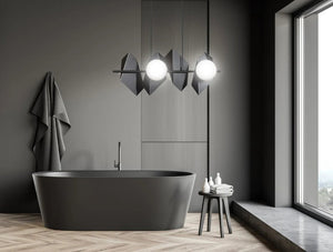 DRIFTON 4-lichts hanglamp – zwart