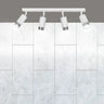 HIRO 4-lichts plafondlamp - Wit chroom plafondspots & spotbalken - afbeelding 7