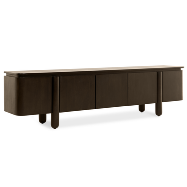 TV-Meubel Rondo - 210cm Donkerbruin