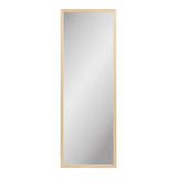 Scottsdale Wandspiegel met houten lijst - naturel 45×110 cm rechthoekige spiegel - mdf en glas - Mooier Thuis