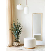 House of Nordic Scottsdale Wandspiegel met houten lijst - naturel 45×110 cm