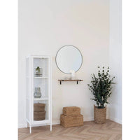 Jersey Ronde wandspiegel met stalen lijst - zwart Ø60 cm - afbeelding 2